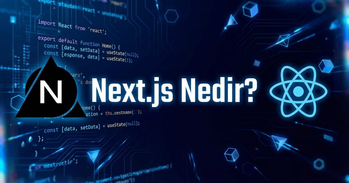 Next.js framework server-client mimarisi